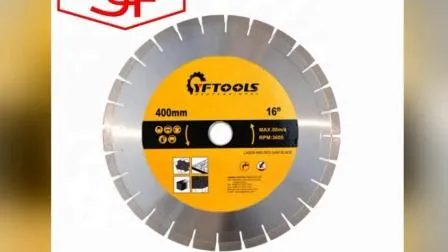 400 mm 16 Inch Diamond Cutting Blades for Cutting Asphalt Concrete