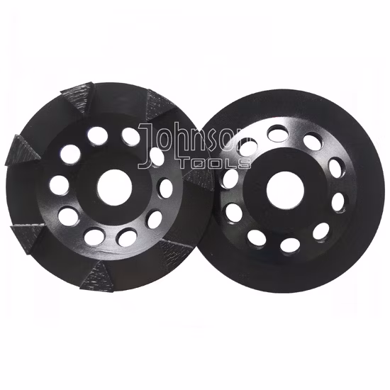 Rebolo de esmeril de concreto segmentado triangular de 125 mm