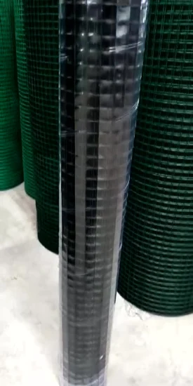 Rede de arame soldada revestida de PVC de 1/2 polegada